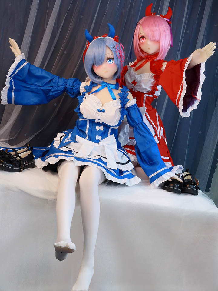 145cm コスプ 巨乳 アダルト 人形 莉々奈(りりな)&莉々愛(りりア) 