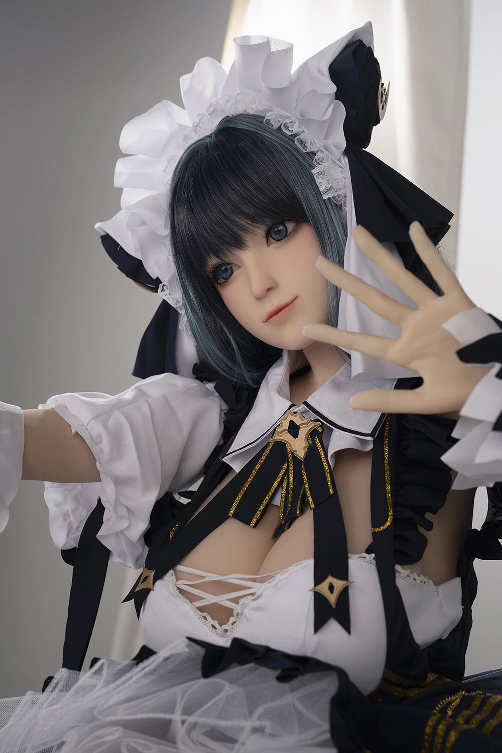 140cm コスプレ エロメイド  巨乳 リアル ドール セックス 月空詩（つくし）