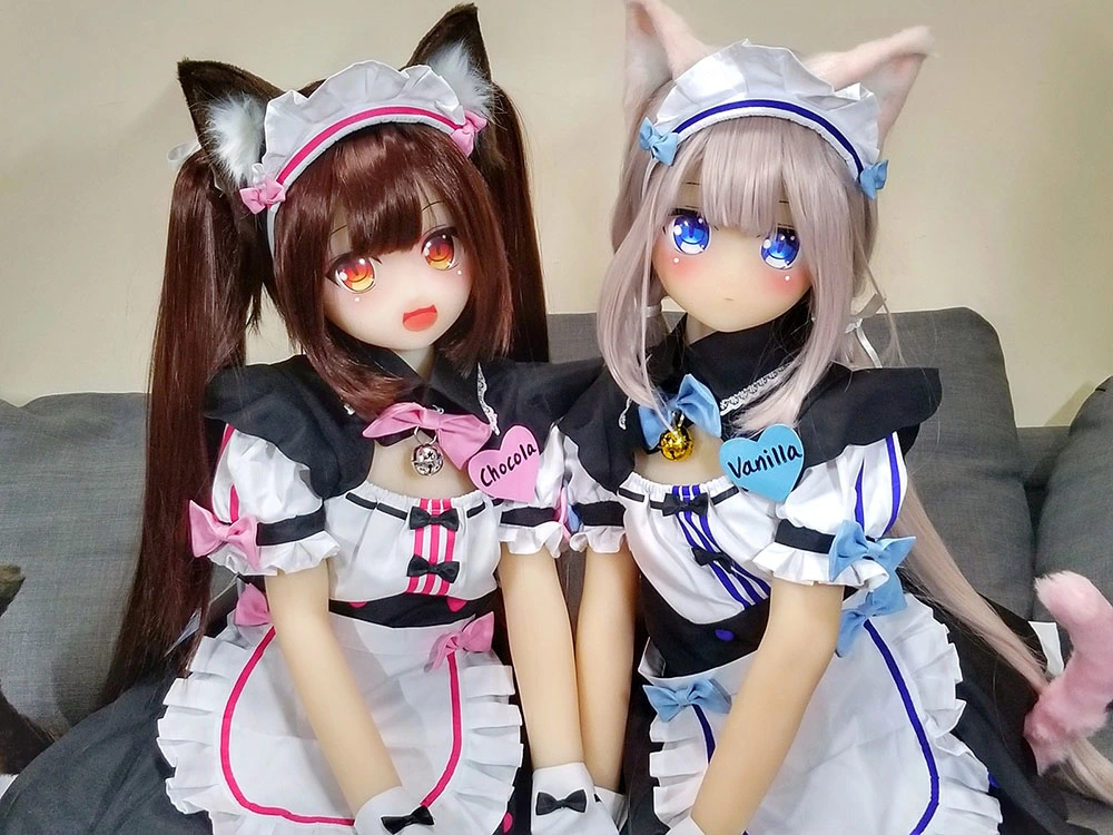 可愛い猫メイド アニメ顔ラブドール
