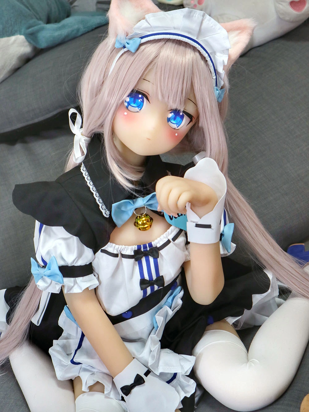 可愛い猫メイド アニメ顔ラブドール